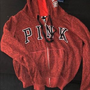 VS pink zip up